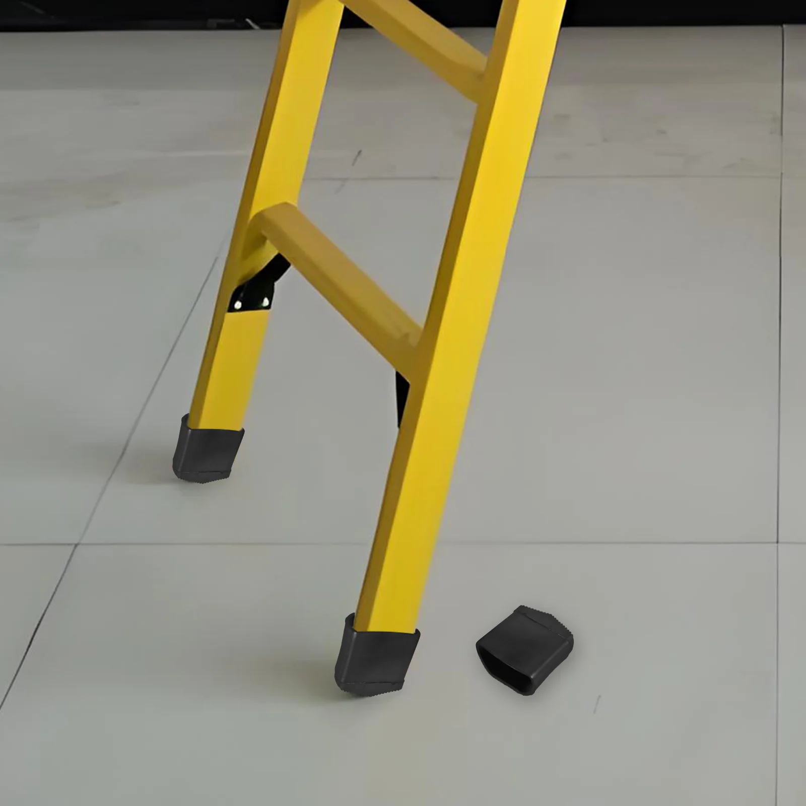 

2pcs Folding Foot Pads Non-Slip Rubber Caps For Extension Ladder Legs Covers Replacement Sturdy Anti-Skid Table Chair Bed Frame