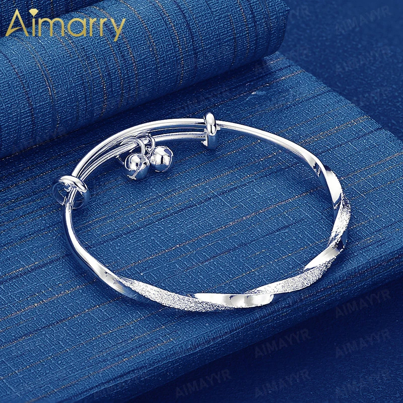 925 Sterling Silver Twisted Pattern Light Luxury Frosted Bracelet for Women's Banquets and Weddings High-quality Fashion Jewelry
