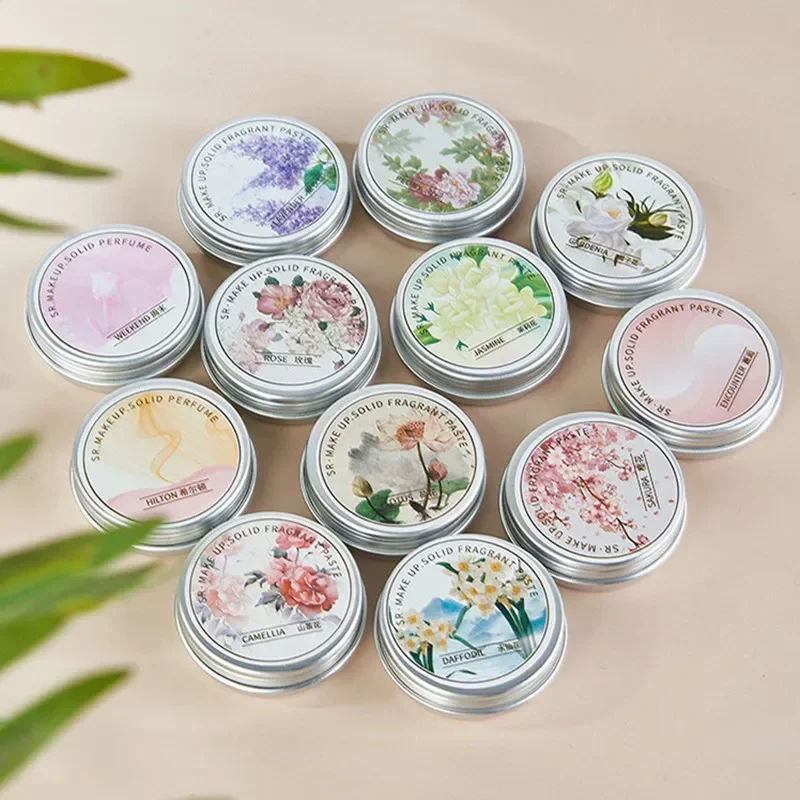 Long Lasting Scent for Romantic Souls For Dating Ladies Solid Perfume Exquisite Floral Solid Balm Magnolia Orchid Gardenia