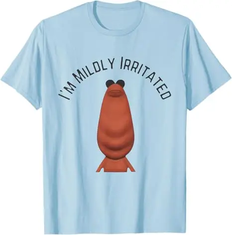 أنا مهيج معتدل ماركوس الدودة مضحك ميمي النساء الرجال تي شيرت Y2k الفكاهة للجنسين القطن قائلا المحملة الجدة هدية قصيرة الأكمام #4