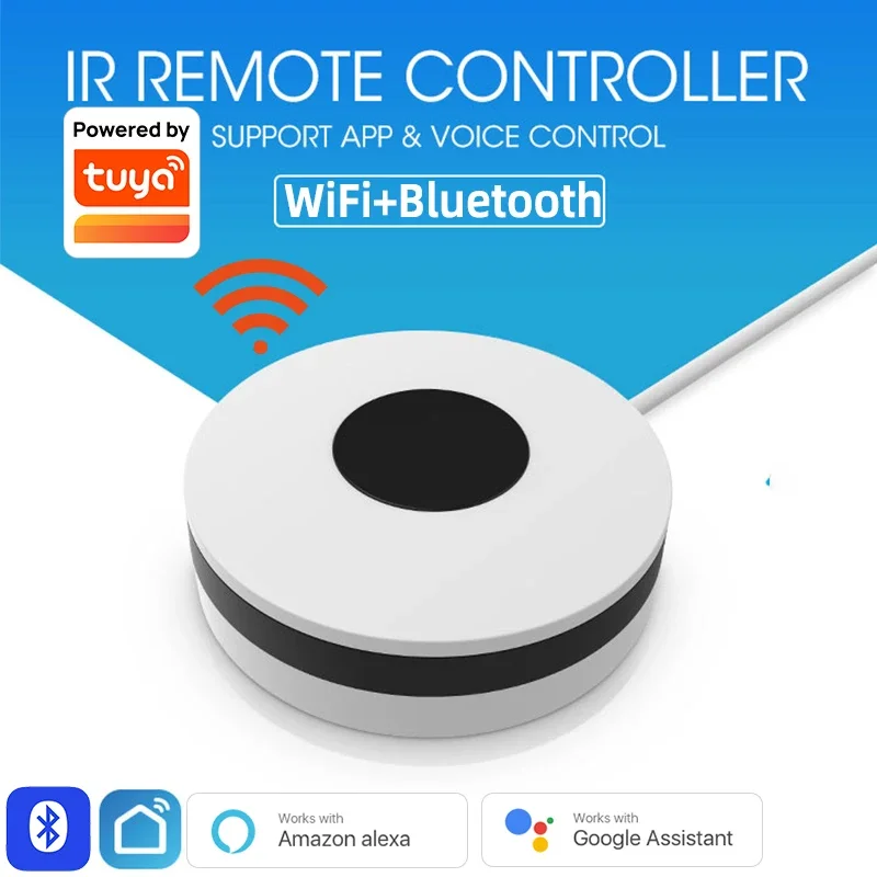 Tuya Smart WiFi RF433 IR Remote Control Hub For Alexa Google Home Air Conditioner TV WiFi  Infrared Universal Remote Controller