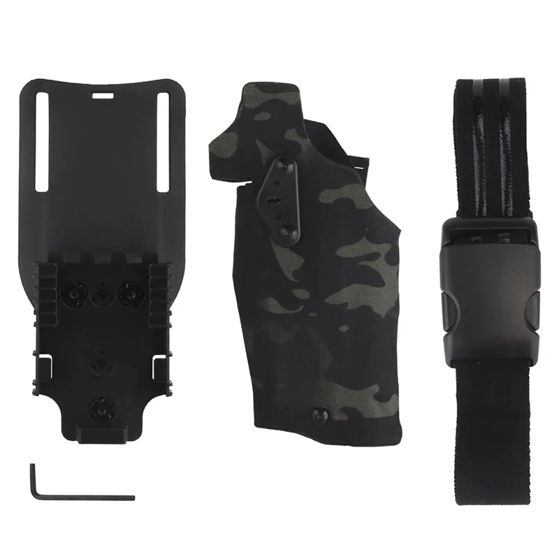 Tactical Gun Holster 6354DO Quick-Release Collet Wear-resistant Hunting Holsters For Glock 17 with X300 Pistol Carry Case