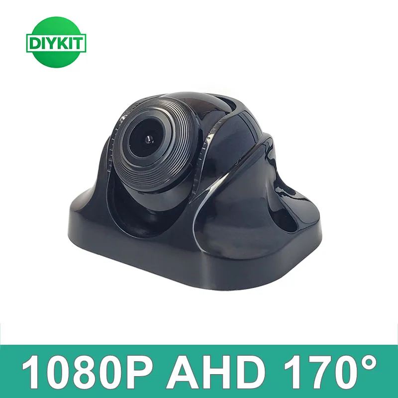 DIYKIT 1920x1080 AHD High Definition 170 degree Car Truck Starlight Night Vision Rear View Car Camera for Bus Car Truck Monitor