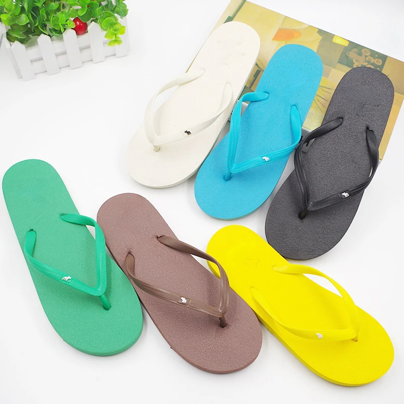 Fashion Platform Flip Flops Women Beach Sandals Soft Classic Anti-Slip Slippers Couple Outdoor Summer Beach Eva Men Slides