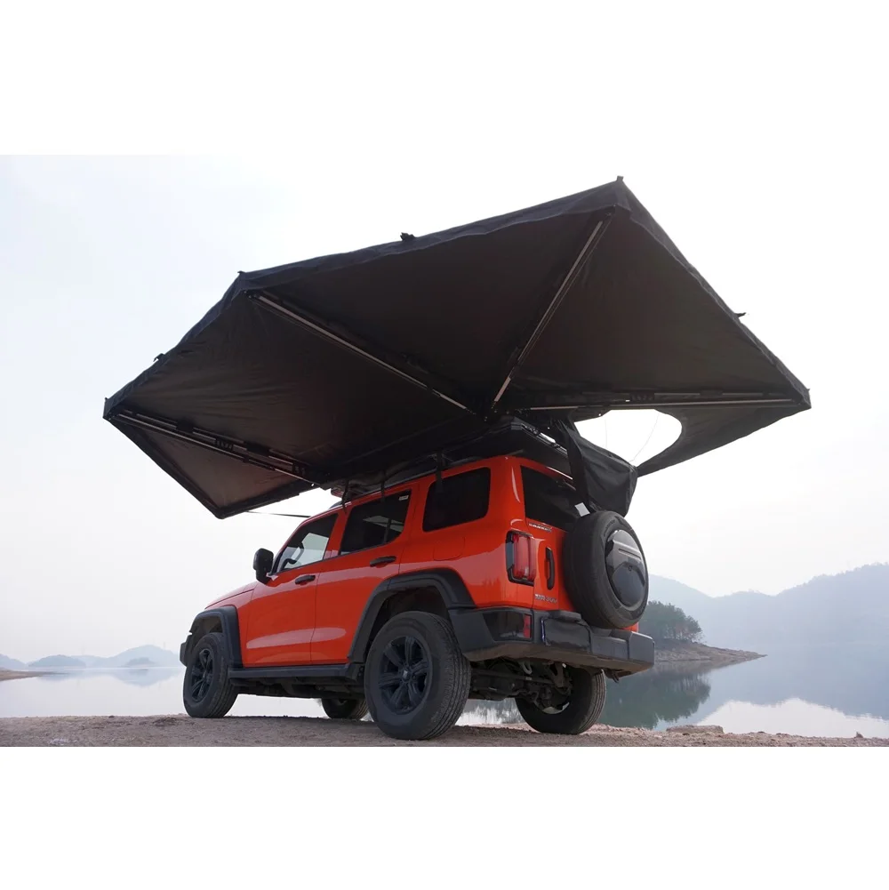 

Remaco 2024 Vehicle Side 360 Degrees 4X4 Free Standing Legless 600D Oxford 270 Degree Extended Car Awning Plus