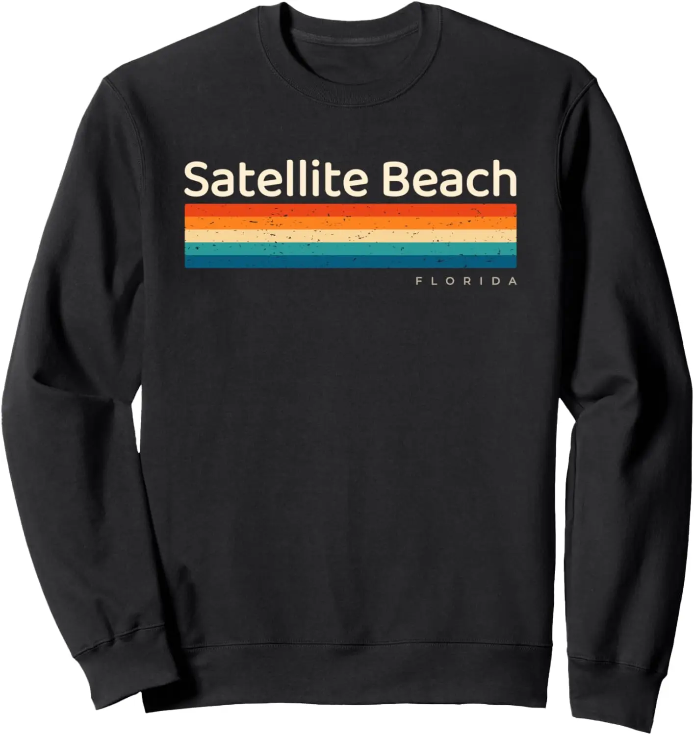 Satellite Beach FL Florida Retro Design Sweatshirt