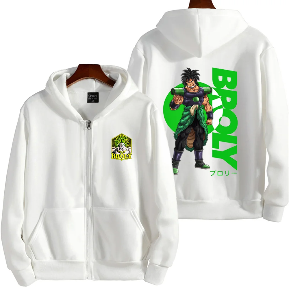 Anime Dragon Ball Broli Printed Hoodies Couple student street sports casual hoodie