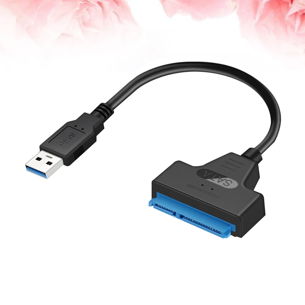 

Hard Drive Data Cable USB30 to Patch Cord Wire Serial Port Easy (Black) III To USB 30 Adapter