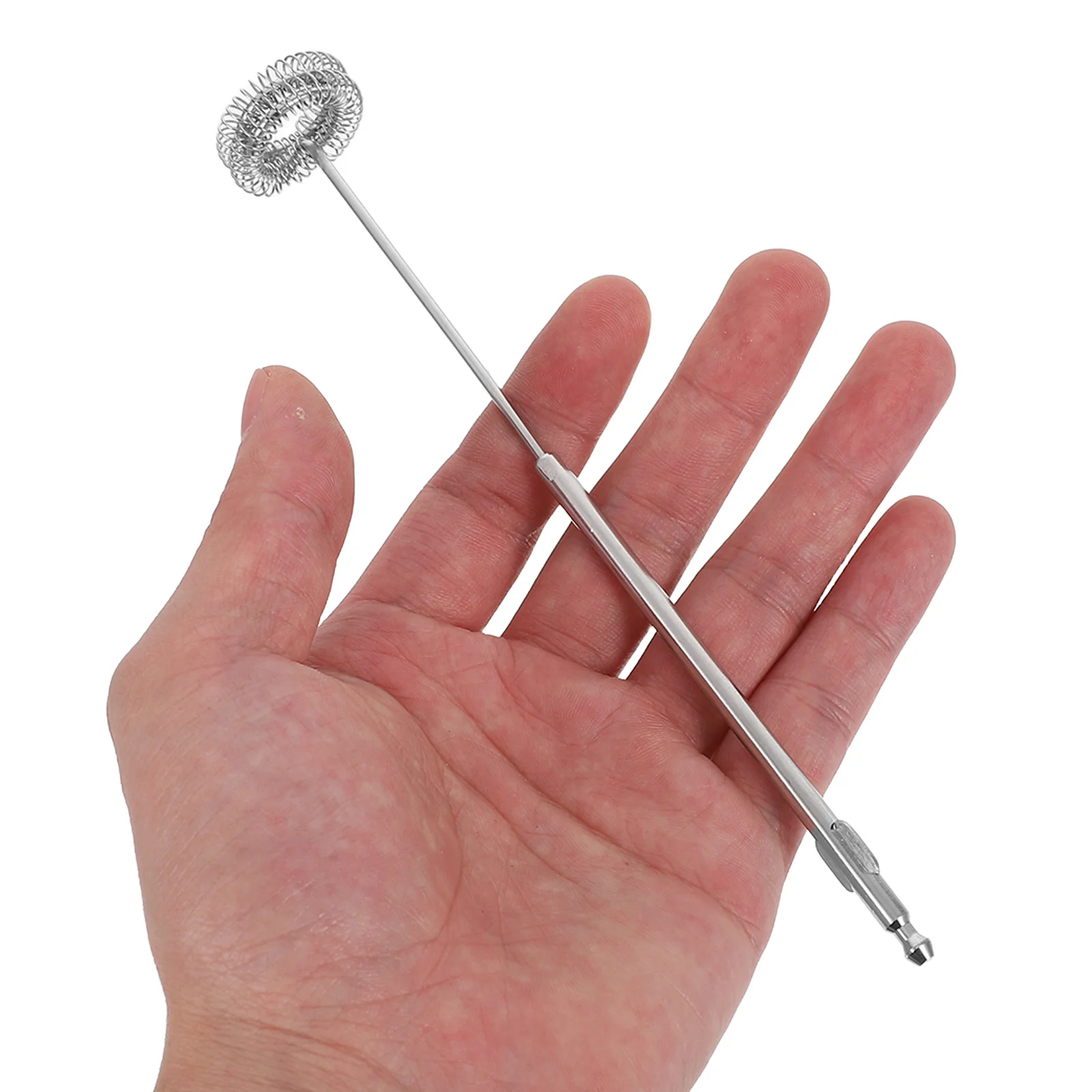 

4Pcs Stainless Steel Milk Frother Replacement Whisk Efficient Cream Foam Maker for Lattes Cappuccinos Manual Egg Beater Compact