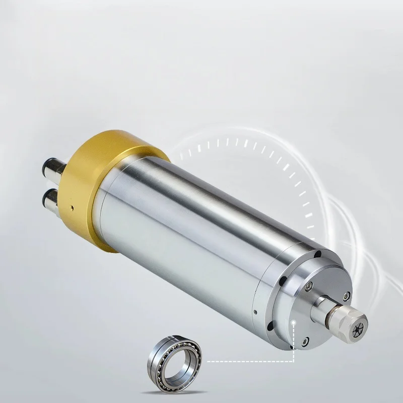 1.8KW ER11 62mm 220V 60000rpm Molde CNC Ferramenta manual Mudando eixo resfriamento de água à prova d'água 0,28N.m