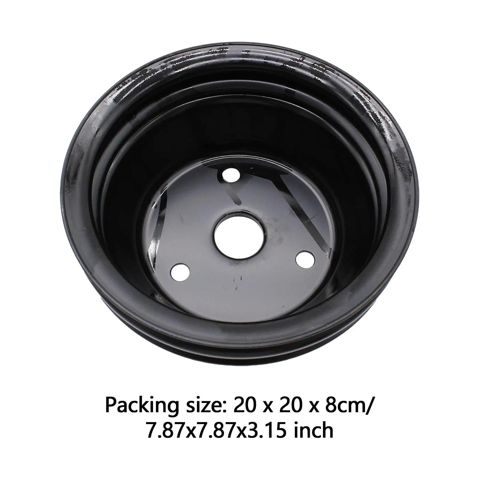 Crankshaft Pulley Professional Double Groove Engine Accessory for Chevy SBC 262 350 400