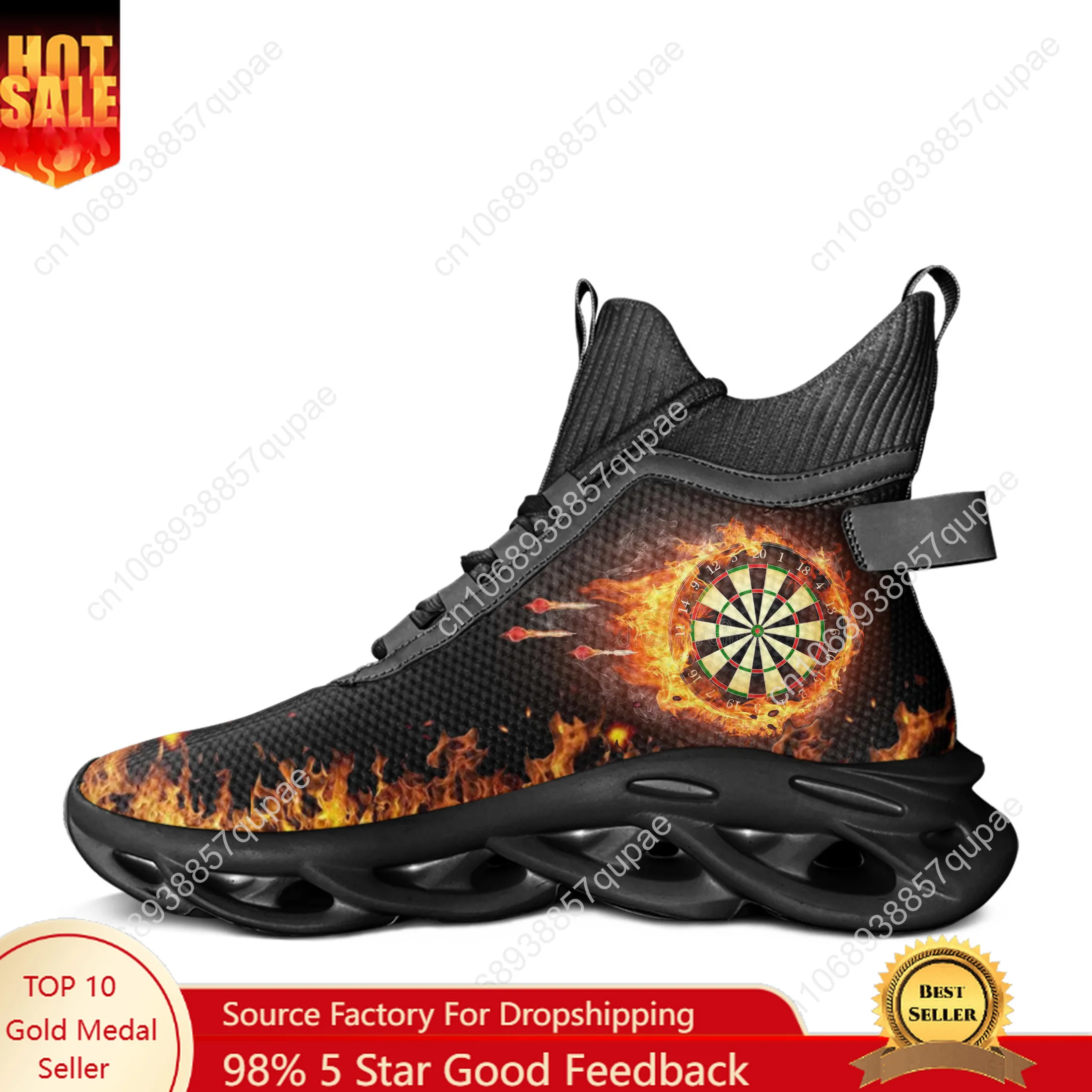 

Love Gift Darts Player Sports Shoes High Top Flats Sneakers Mens Womens Sports Running Shoes Lace Up Mesh Footwear Custom Shoes