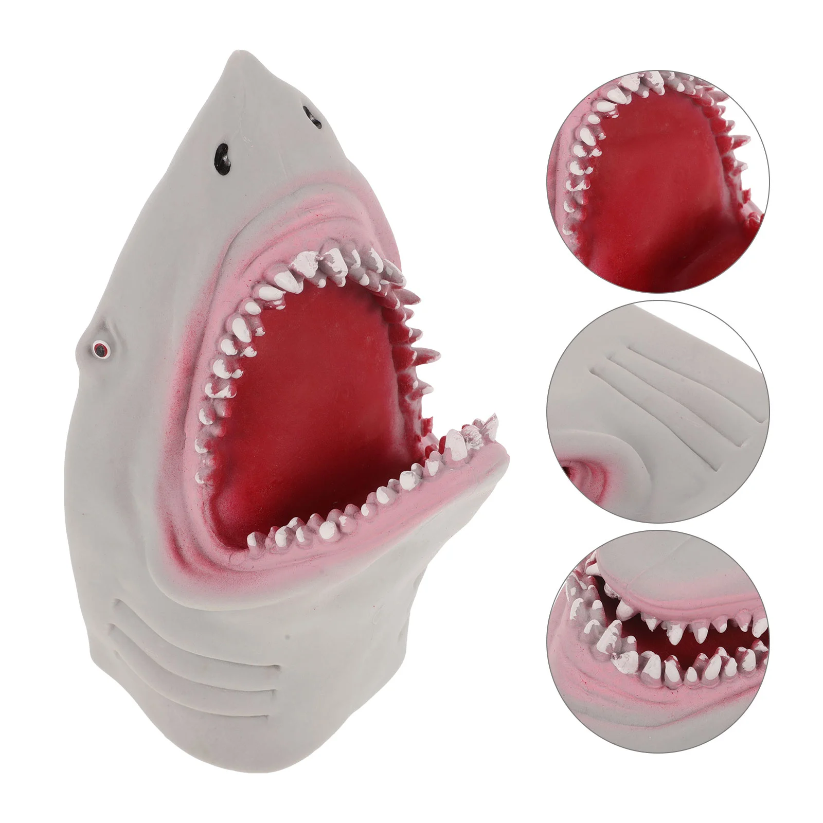 

1PC Simulated Hand Puppet Toy Plastic Shark Gloves Toy Cartoon Story-telling Props Parent-child Interaction Toy Role Play H