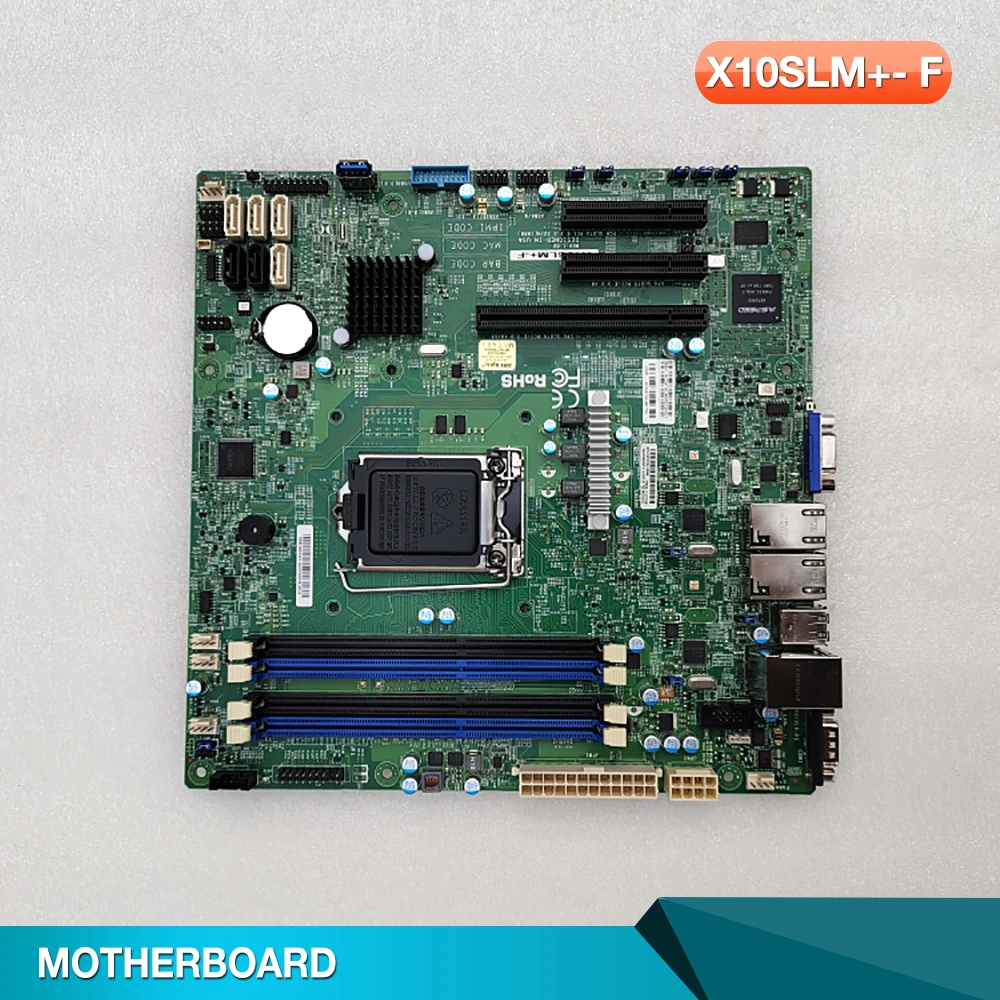 X10SLM+- F For Supermicro Server Motherboard LGA1150 Supports E3-1230 v3/v4 4th Gen