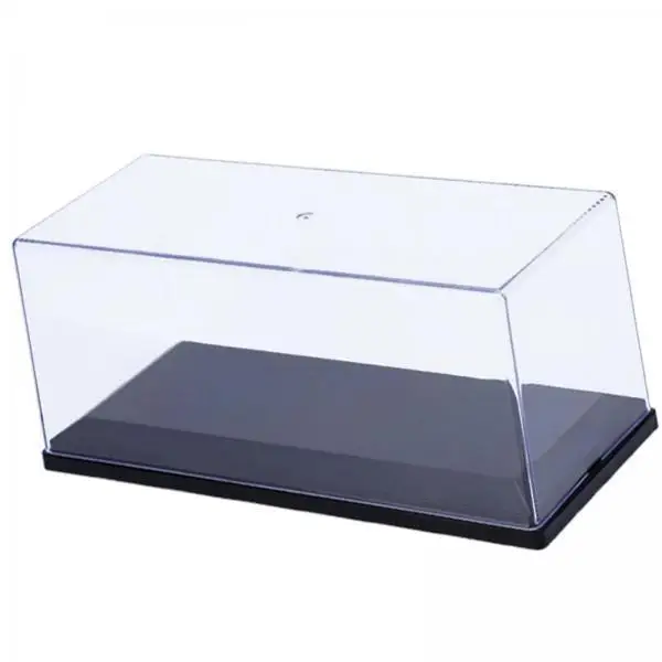 Acrylic Display Case Clear Dustproof Showcase Miniature Model Toy Storage Box for Home Organizer