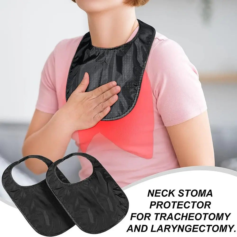 Tracheostomy Shower Cover Neck Stoma Protector Tracheostomy Supplies Breathable Tracheotomy Cover Adjustable Stoma Covers