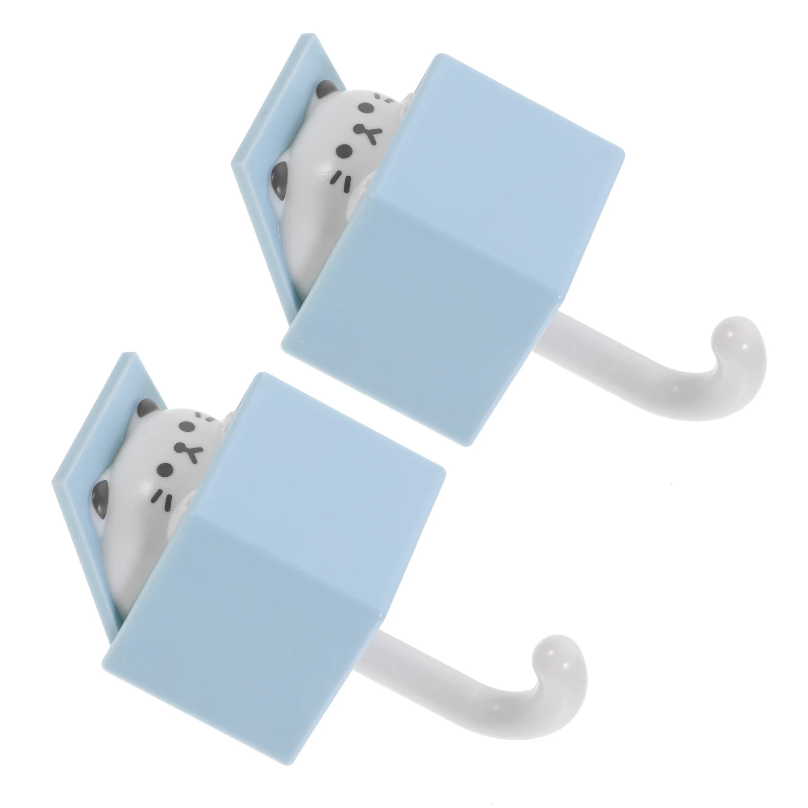 

2pcs Punch Free Coat Hooks Bath Towel Hooks Clothes Wall Hangers Key Hanger H Towel Hook Clothing Rack Strong Adhesive No Damage