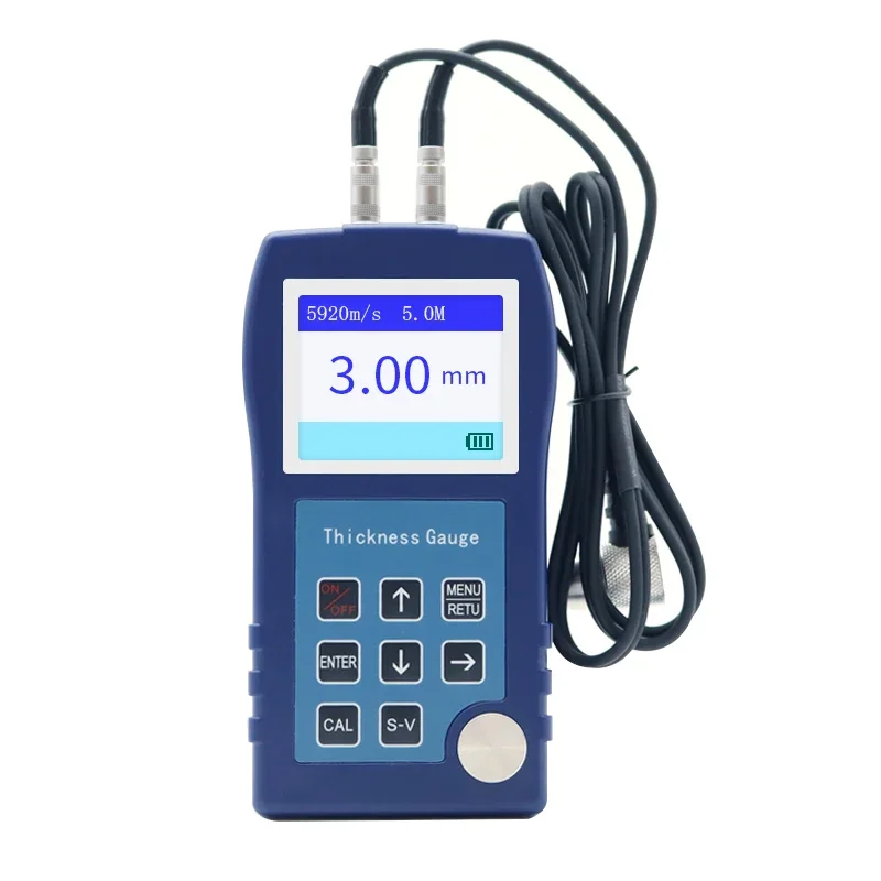 Ultrasonic Thickness Gauge Meter Tester Metal  Measuring Instruments Plastic Portable  