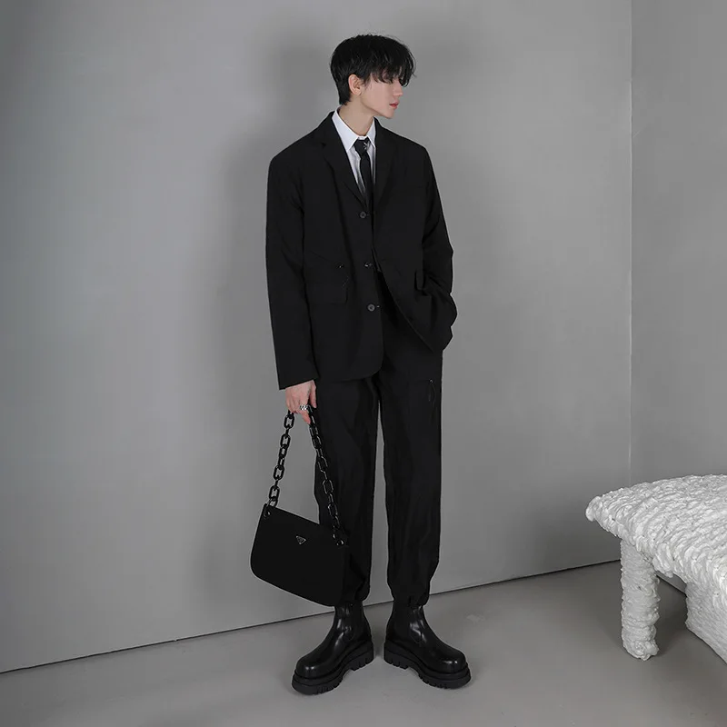 

Ретро-японская повседневная свободная верхняя одежда для мужчин и женщин, весенне-осенняя, в корейском стиле, модный топ премиум-класса