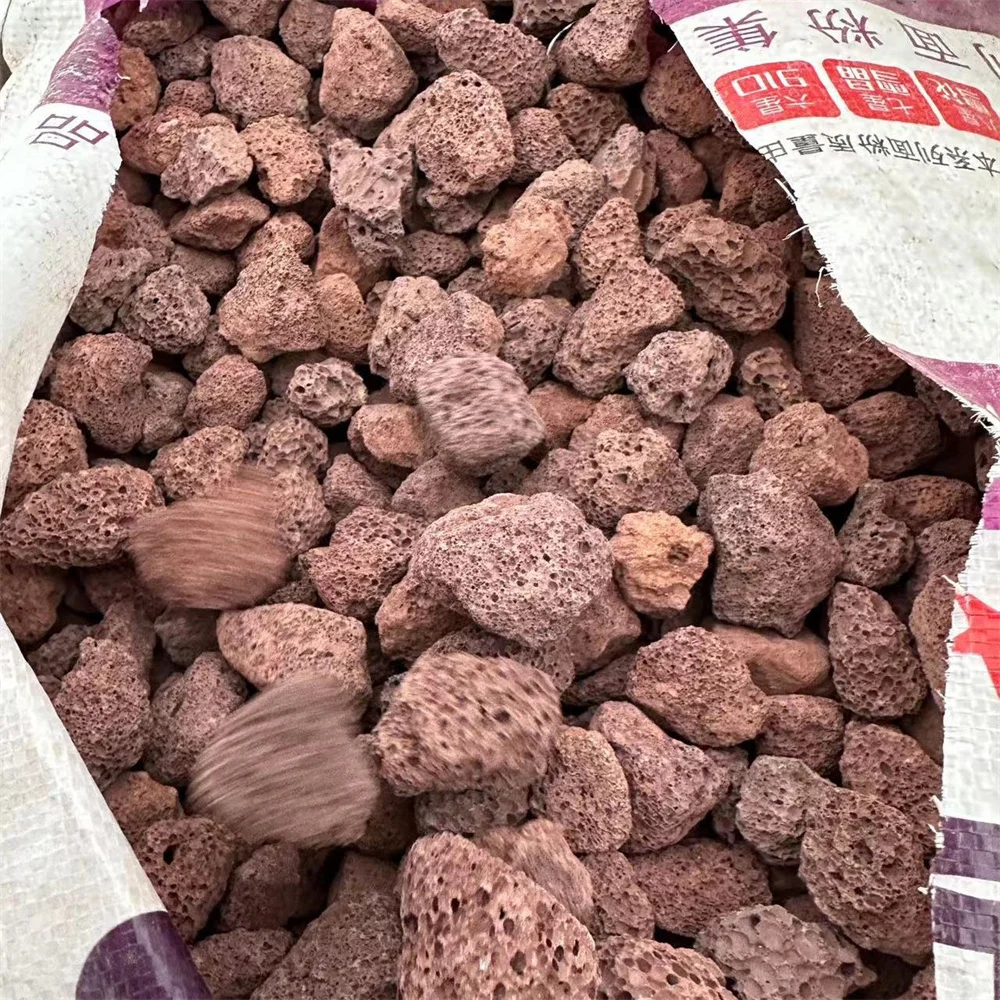 غير النار الروائح الناشر الحجر والأحمر والأسود والصخور البركاني ، حصيرة الكريستال الأصلي ، أسفل الأسود #5