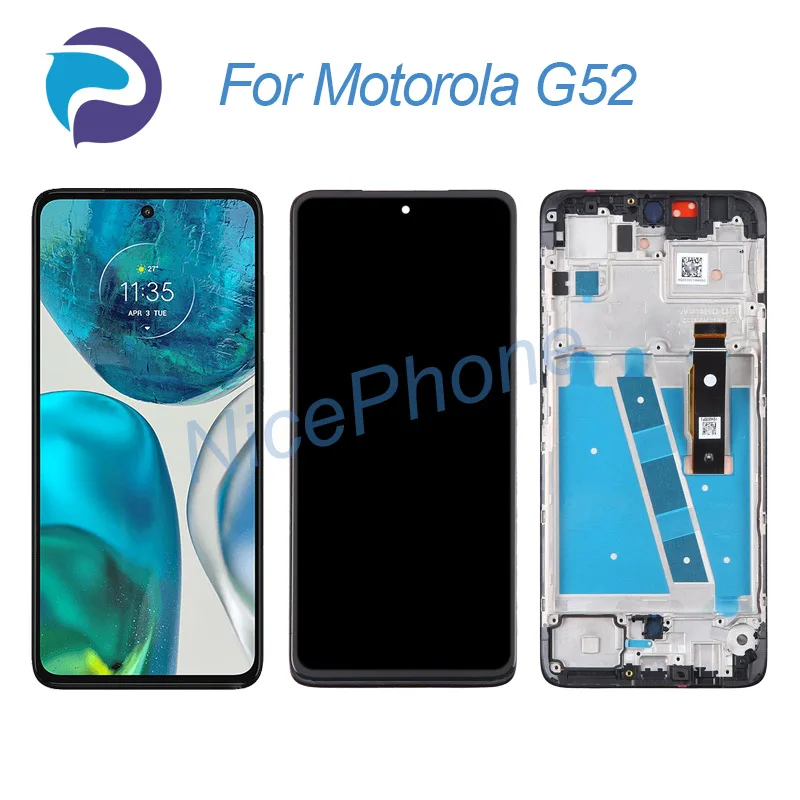 

ЖК-экран для Motorola G52 + сенсорный дигитайзер дисплей 2400*1080 XT2221-1 Moto G52 ЖК-экран