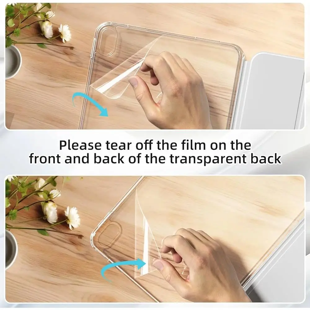 HD Acrylic Tablet Case for iPad A16 2026 12 11th Air 8 13 11th M4 M3 Mini A17 Pro 11 13 Air 9 8 7 6 5 4 3rd M5 10th 10.9 