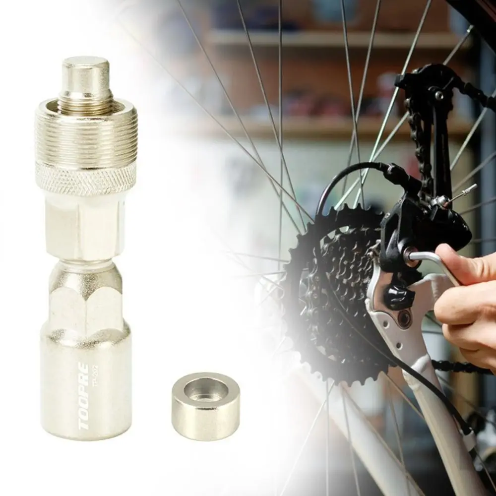 Silver Crankset Puller Dismantling Tool Square Hole/spline Center Axis Bike Repair Tools Bicycle Accessories Removal