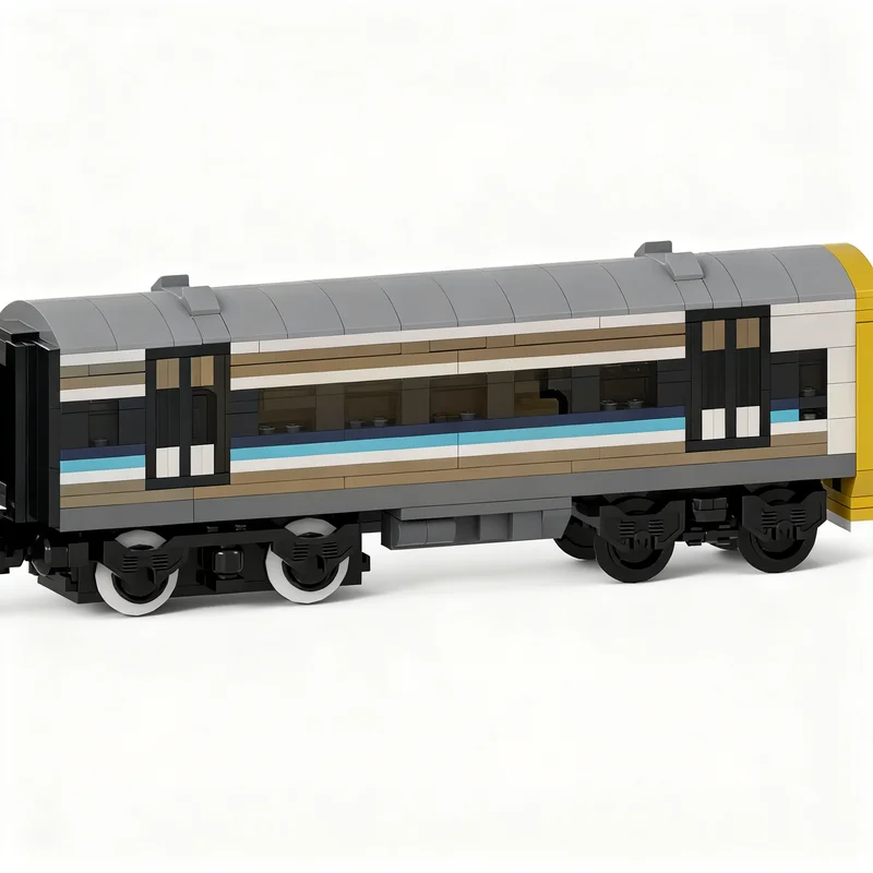 

963pcs MOC Class 158 Two Carriage DMU Train Regional Railways Livery City Trains Model Building Blocks Architecture Toys Brick