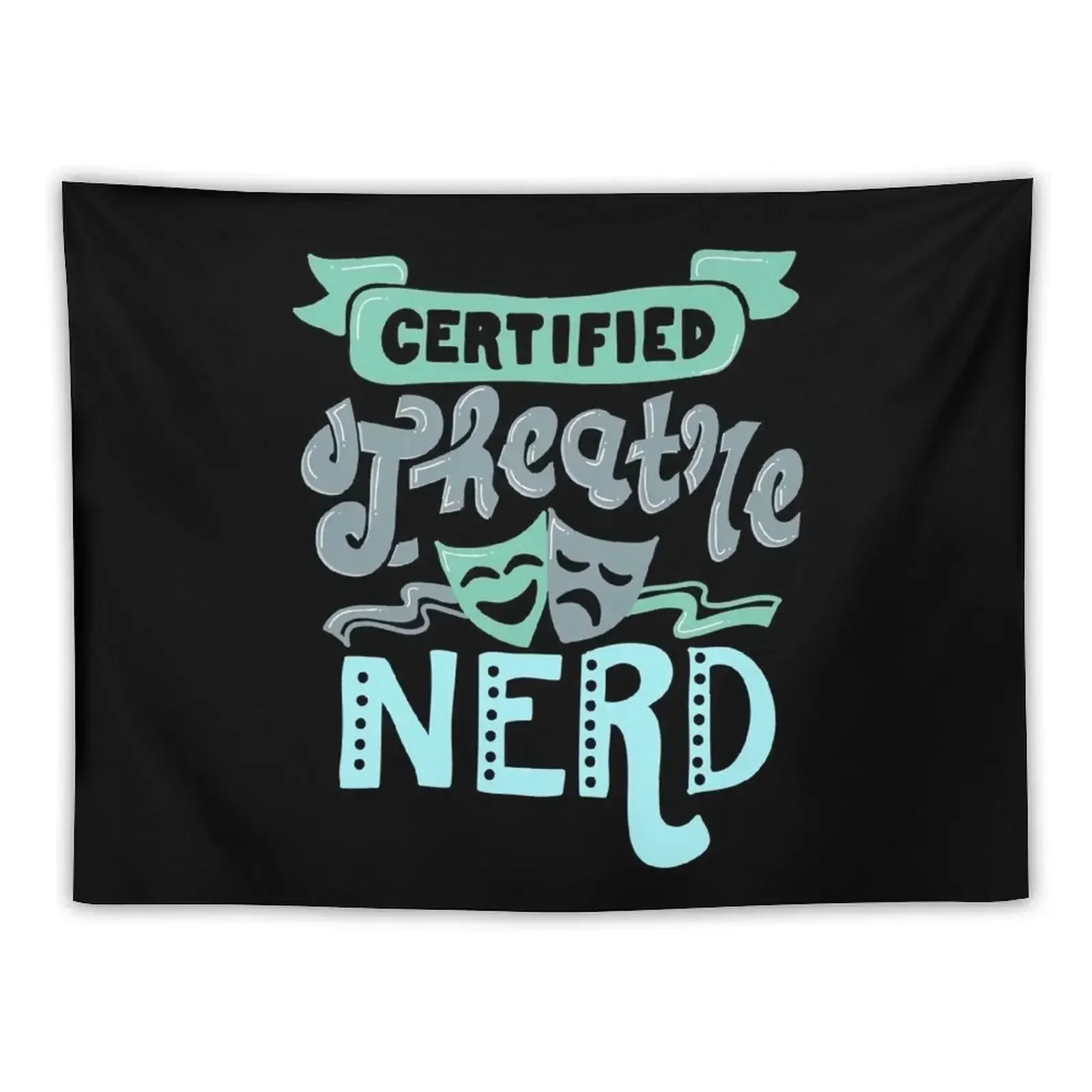 

Certified Theatre Nerd Tapestry Aesthetic Room Decor Korean Hanging Wall Tapestry