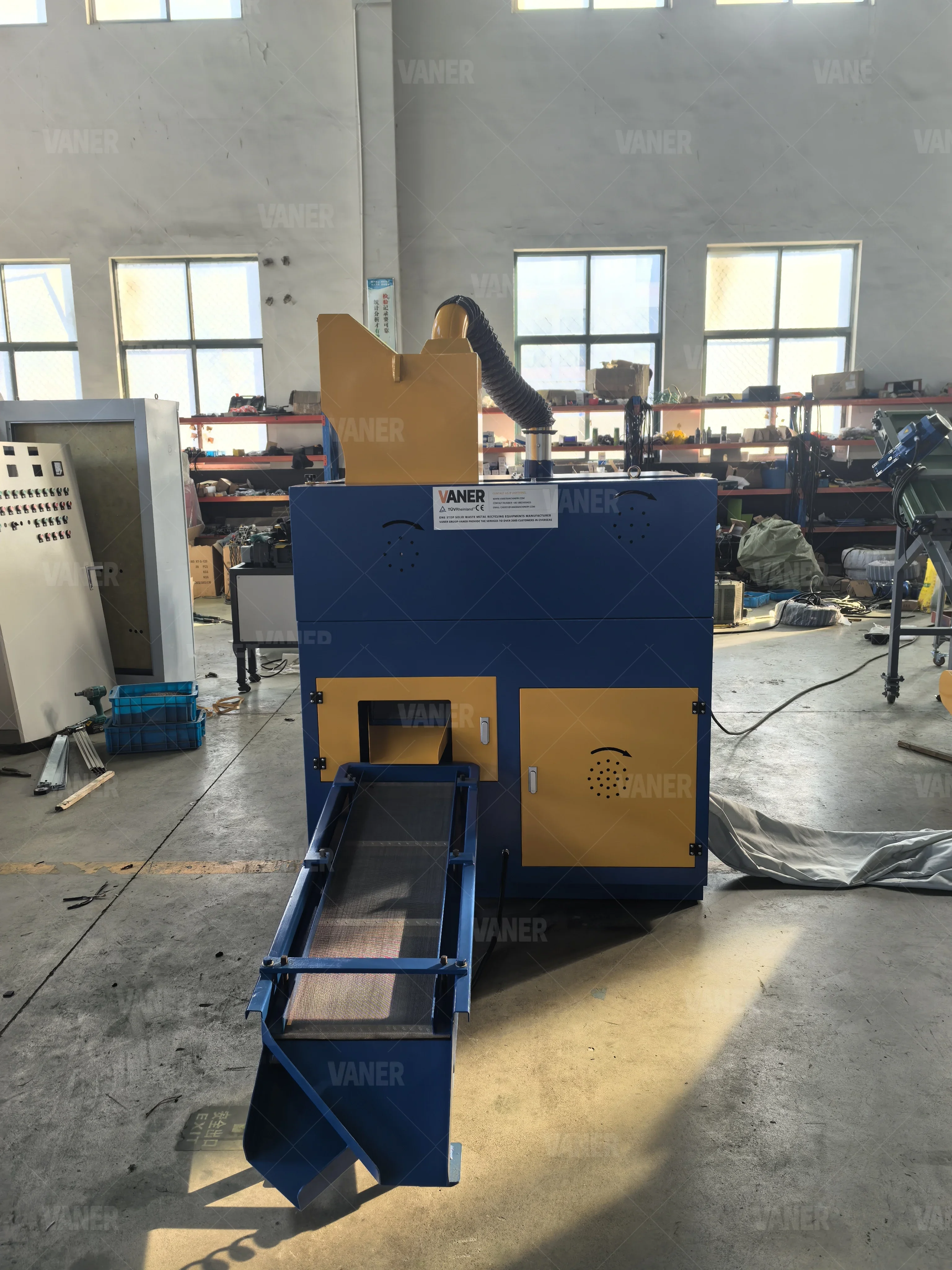 V-C06 الصين أفضل توريد الكابلات النحاسية البلاستيك فاصل الخردة كابل سلك المحبب آلة إعادة التدوير بسعر منخفض #4