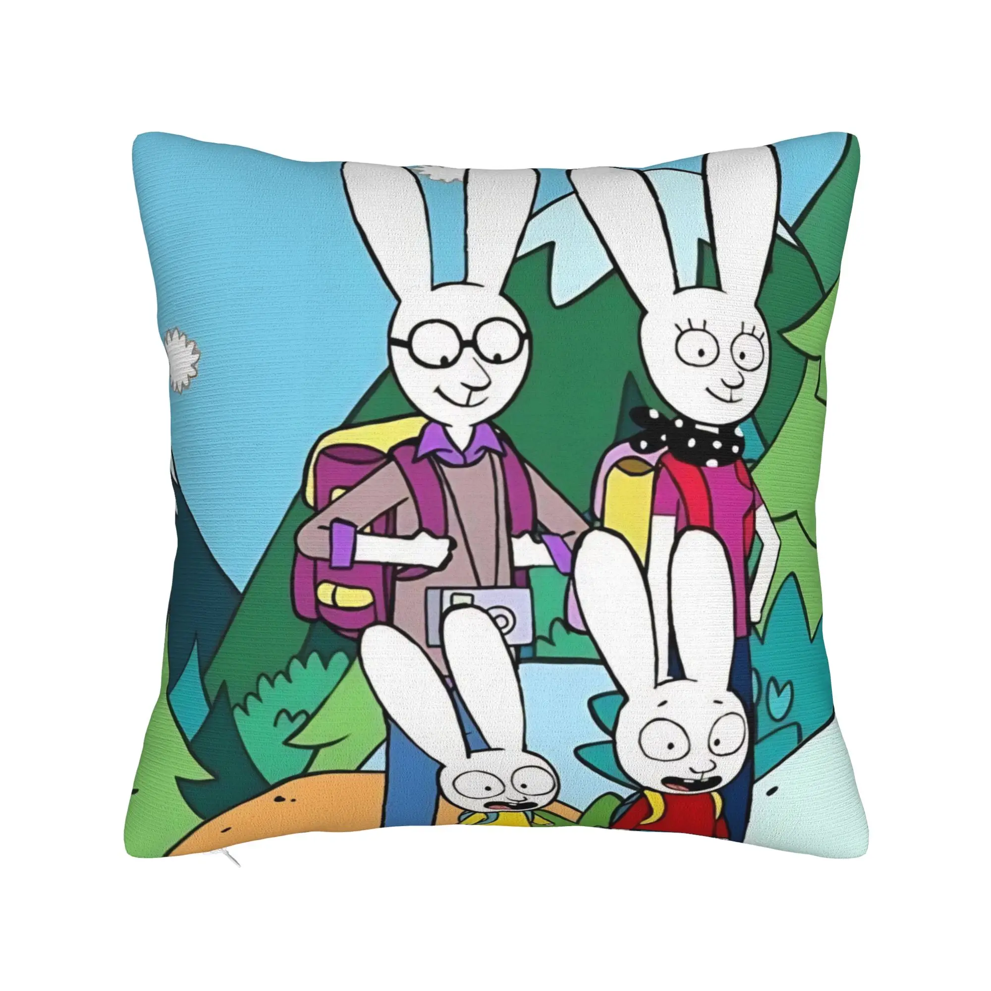 Decorative Pillow Cover Simon Super Rabbit Merch Bedroom  Pillow Case Cover Square Multi Size