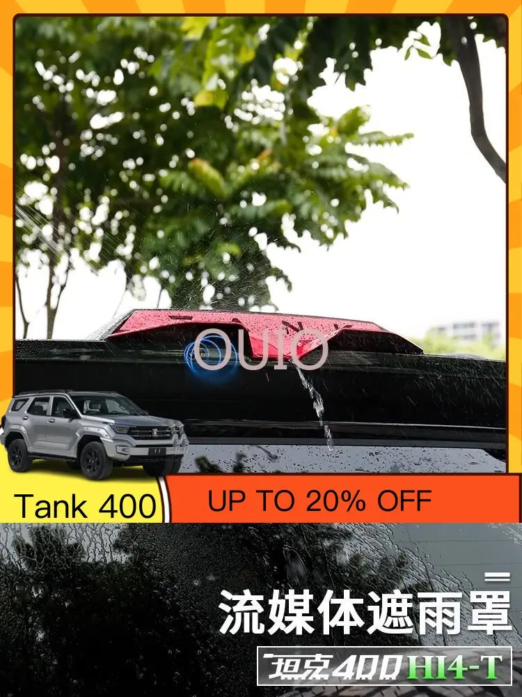 OUIO For Tank 400 Hi4-T Camera Cover Rain Shield Exterior Accessories Custom Fit Protection Replacement