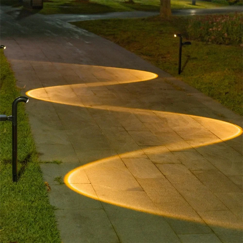 

3PCS Solar Garden Spotlight Pathway Decoration Waterproof Lawn Light Warm White for Walkway,Yard,Patio,Street