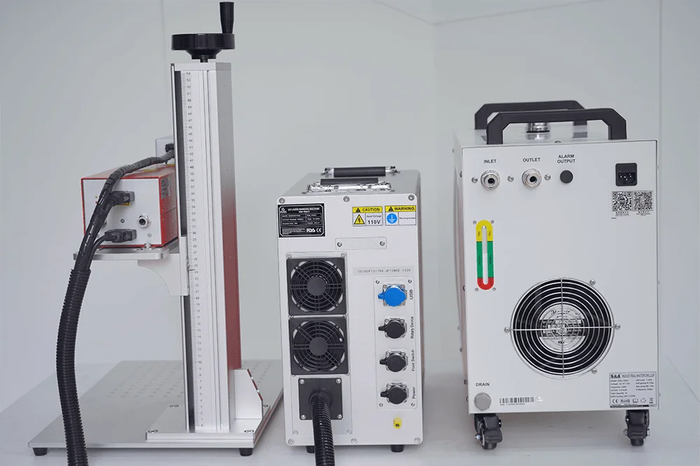 UV Laser Engraver 5W 3D UV Laser Marking Machine 10W For Card Supported Formats LAS DXF DST PRT BMP EZCAD Control System