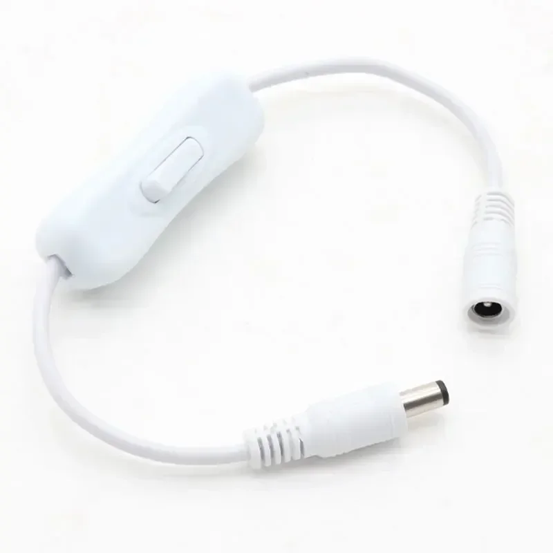 1/5/10Pcs Light Switch DC 12V Male And Female Power Cord DC Connector 304 Switch 5V 12V 24V LED Light Bar