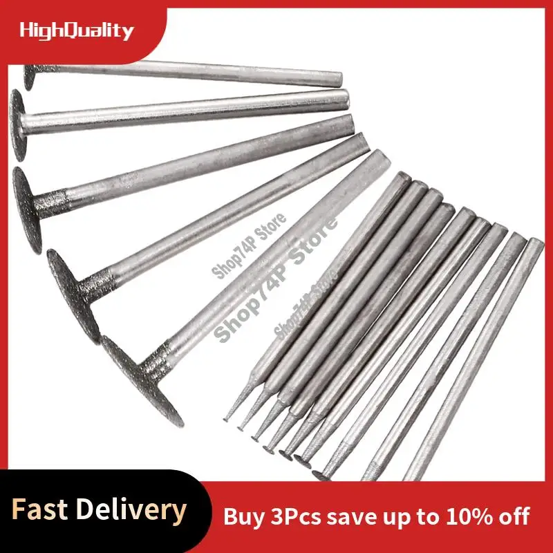 

Набор из 14 алмазных насадок для шлифовки камня - хвостовик 3/32 дюйма, высокоточные аксессуары для роторных инструментов