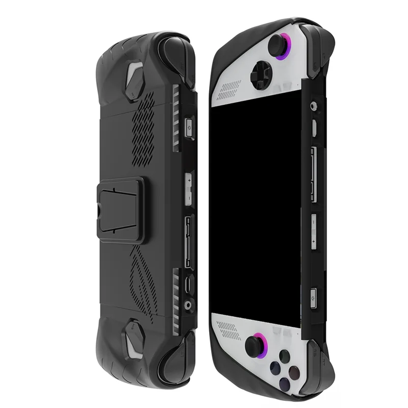 

【Элегантный дизайн】для портативных игр ASUS ROG Ally, защитный чехол из ТПУ, защита от царапин, пылезащитный чехол с защитой от падения и задним кронштейном