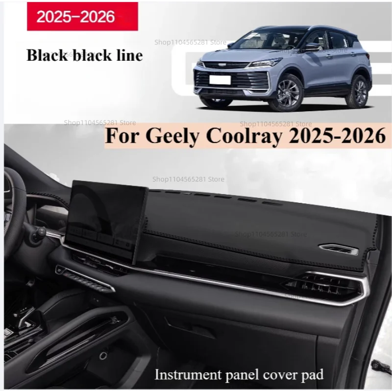 For Geely Coolray 2025-2026 Special Dashboard Mat Sun Protection Anti‑UV Dash Pad Auto Interior Parts