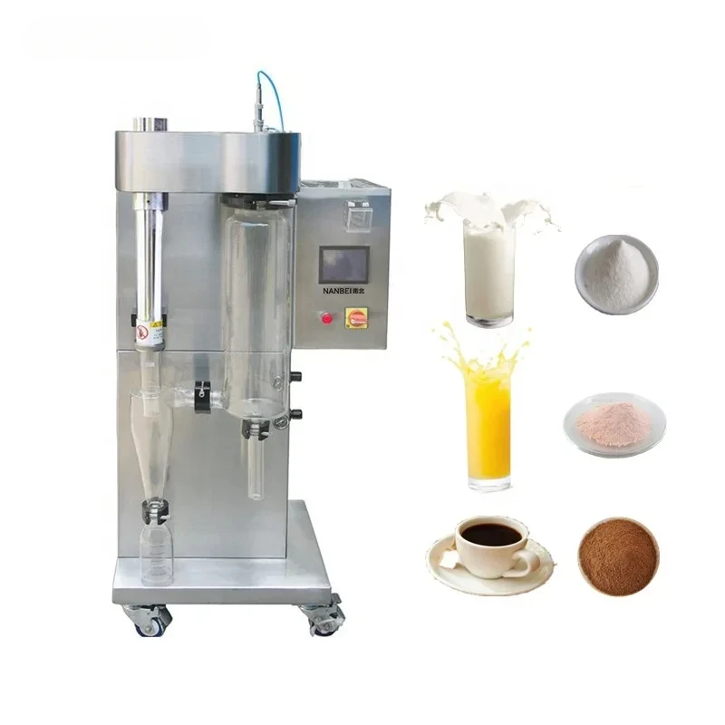 low temperature small scale milk powder make mini lab spray dryer machine