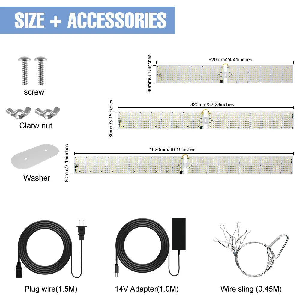 350W LED Plant Grow Light Full Spectrum Quantum Board Lamp Indoor Flower Hydroponics Greenhouse Vegetable Cultivation AC100-277V