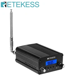 Retekess TR509 Wireless FM Broadcast Transmitter Stereo Radio Station Campus Amplifier AUX Input For Drive-in Church Cinemas