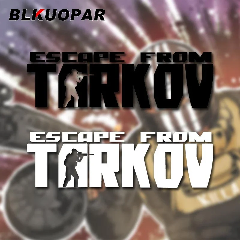 BLKUOPAR Escape From Tarkov Video Game Car Stickers Creative Decal Scratch-Proof Die Cut Windows Trunk Windshield Car Styling