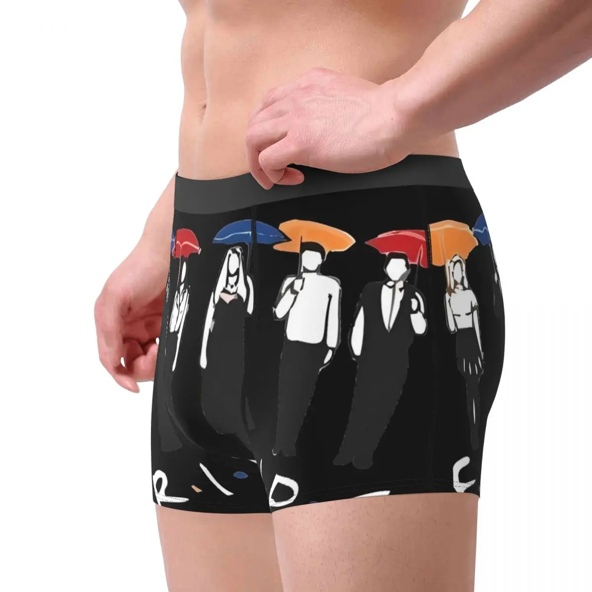 الأصدقاء برنامج تلفزيوني ملصق الملابس الداخلية برنامج الكرتون مريحة السروال طباعة السراويل ملخصات الحقيبة رجل حجم كبير سراويل بوكسر #3