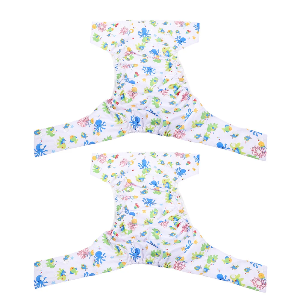 2 قطعة حفاضات القماش الكبار قابلة لإعادة الاستخدام كبيرة قابل للغسل سلس البول السراويل تنفس قابل للتعديل المفاجئة مانعة للتسرب للنساء المسنات