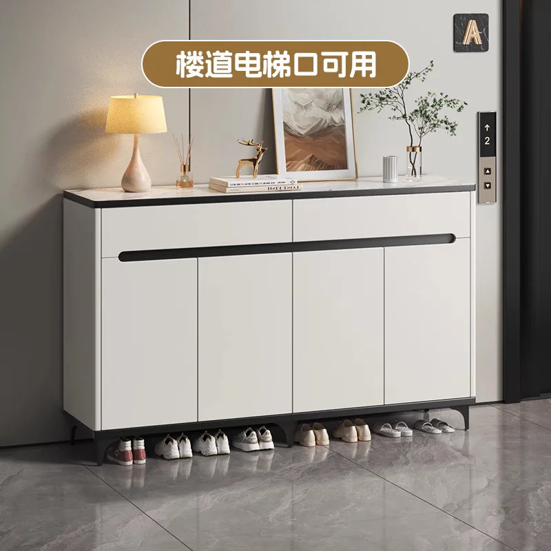 Corridor multi-layer large-capacity dining side porch cabinet storage shoe rack
