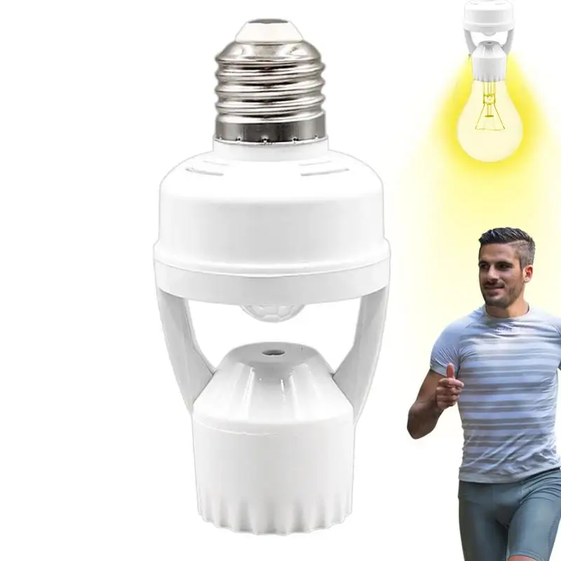 85-265V E27 Socket Converter With Infrare​d Motion Sensor LED E27 Lamp Base Intelligent Switches Light Bulb Lamp Holder