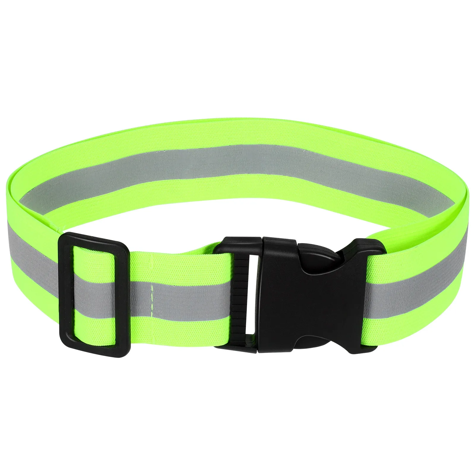 cinto-refletor-verde-fluorescente-elastico-e-ajustavel-equipamento-de-seguranca-de-alta-visibilidade-para-ciclismo-corrida-caminhada-uso-por-policiais-e-trabalhadores