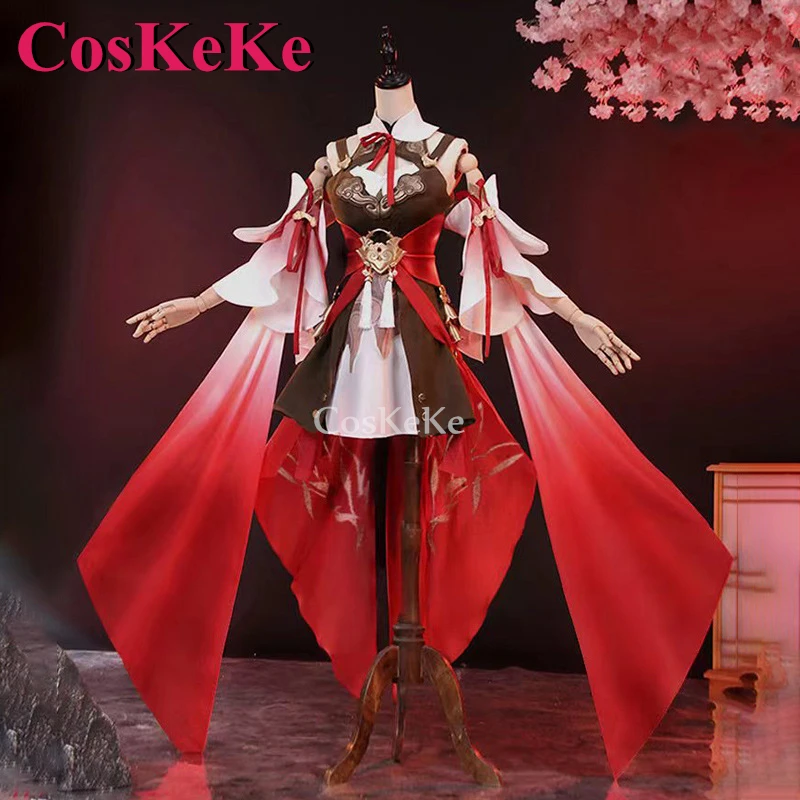 

CosKeKe Tingyun Cosplay Anime Honkai: Star Rail Costume Full Set Sweet Combat Uniforms Halloween Party Role Play Clothing XS-XXL