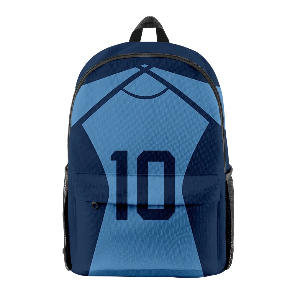 Anime Blue Lock Backpack Zipper Rucksack Student School Bag Unisex Daypack Traval Bag Harajuku Bag