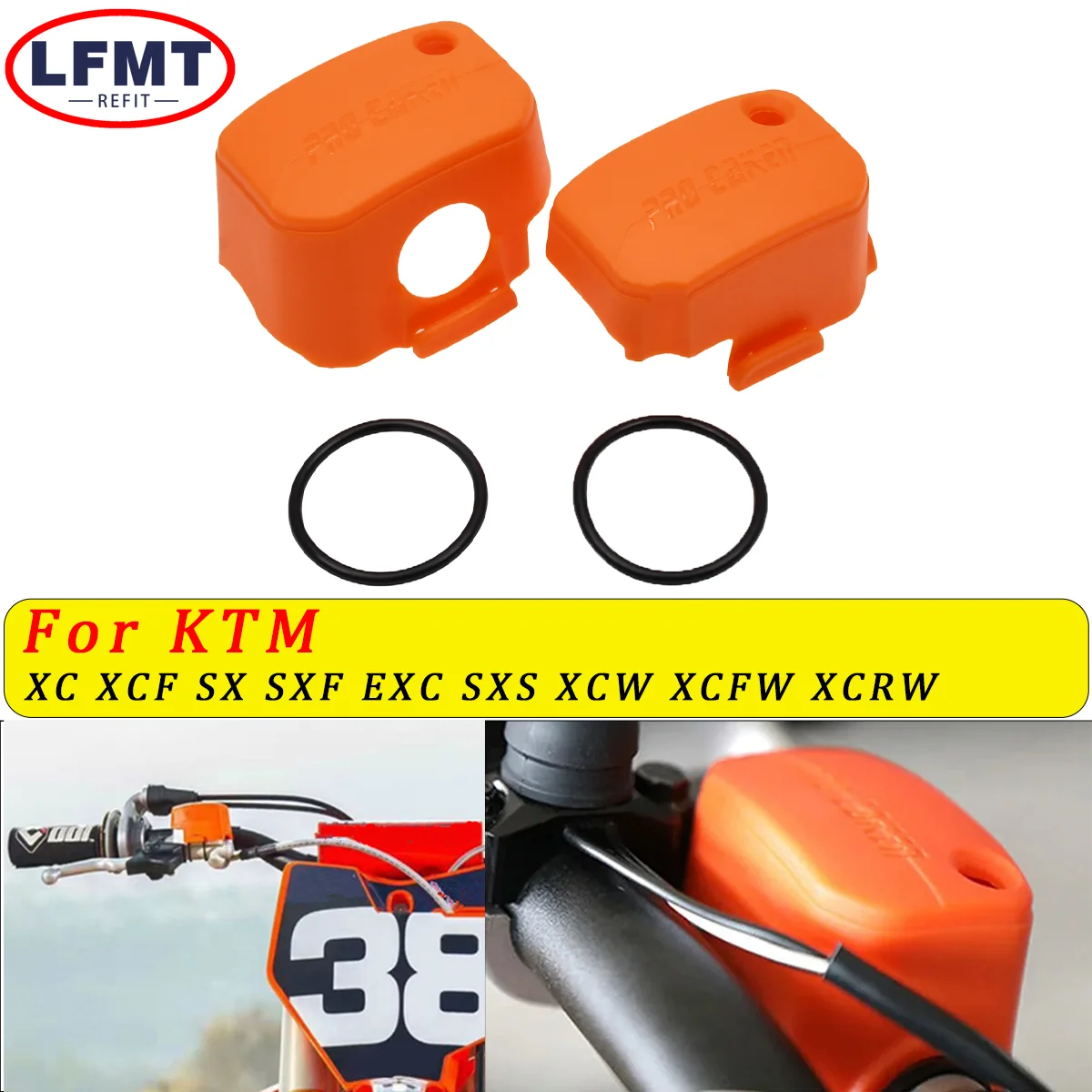 

Motorcycle Plastic Front Brake Master Cylinder Cover Guard Protector For KTM SX SXF EXC EXCF XC XCF XCW XCFW 6 Days 125-530